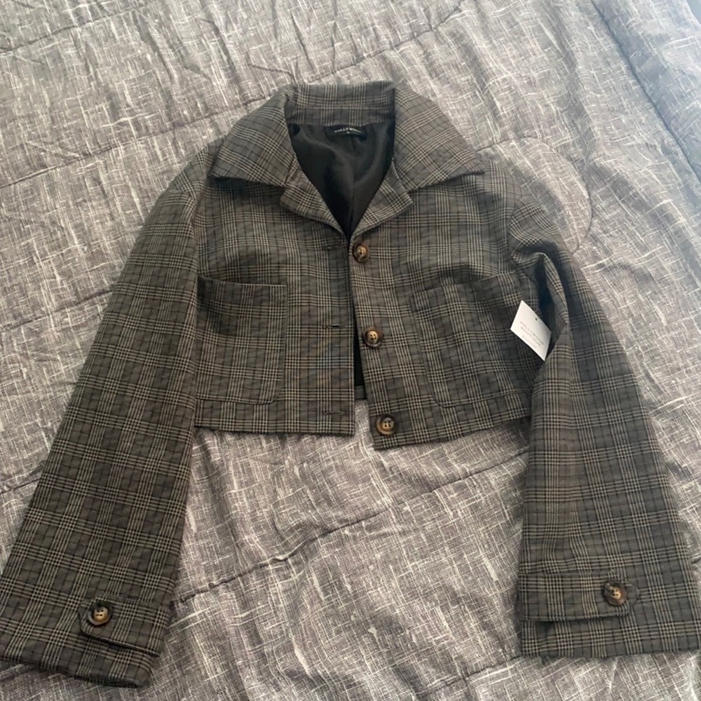 Plaid Blazer